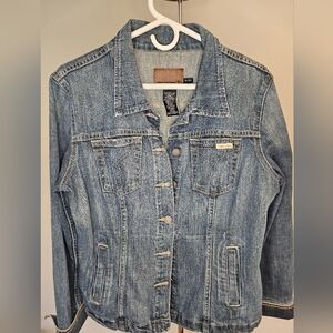 Calvin Clien Denim Blue Women's Jacket